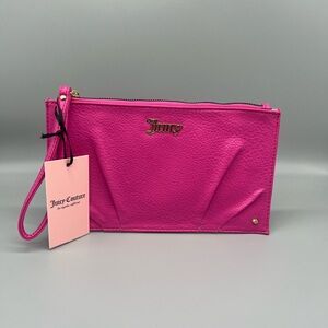 Juicy couture pink wristlet bag